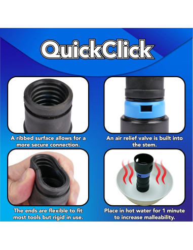 Manguera de Aspiradora 3 m Cen-Tec 95259 con Adaptadores