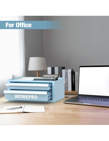 Caja de Herramientas Mini WORKPRO 31.75x22.86x13.97cm Azul