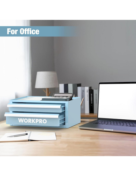 Caja de Herramientas Mini WORKPRO 31.75x22.86x13.97cm Azul