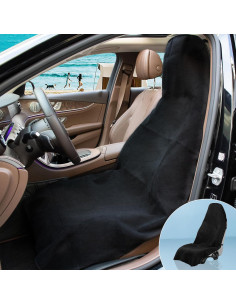 Funda de Asiento Impermeable Prpeko para Automóvil Negro 2