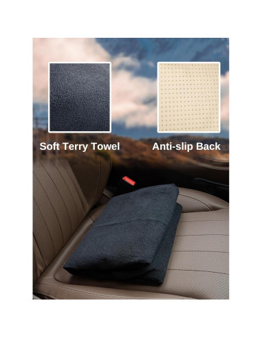 Funda de Asiento Impermeable Prpeko para Automóvil Negro