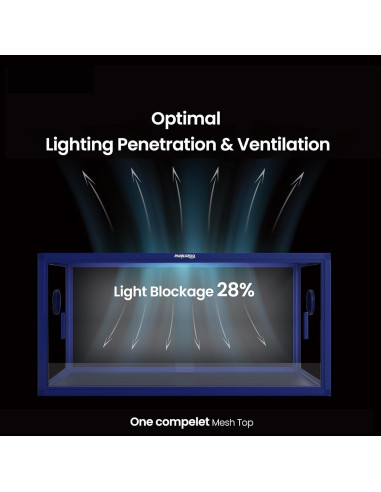 Tanque de Reptiles 50 Galones Phailozoo 91.44x45.72x45.72cm