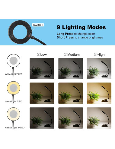 Lupa Portátil iGoober con Luz LED 3X Recargable Negra