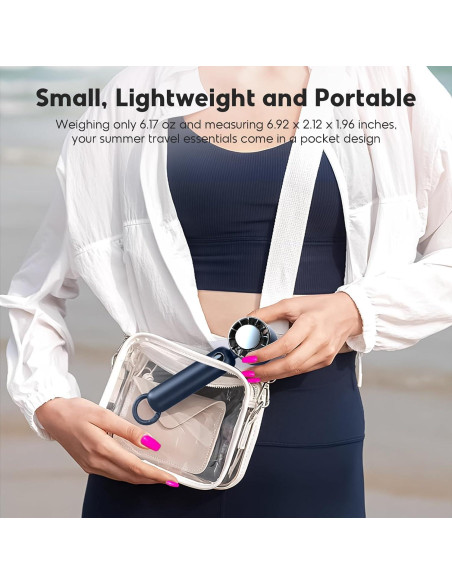 Ventilador Portátil Hotsales 5000mAh Recargable USB 3 Velocidades