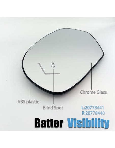 Cristal Espejo Lateral Izquierdo MENGYUCAR 2009-2014 Cadillac