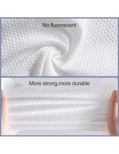 Toallas Desechables de Algodón Cayxenful 100 Hojas 20x20 cm