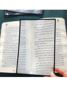 4 Lentes Magnificadores 3X HYMAOME para Lectura y Marcador 2