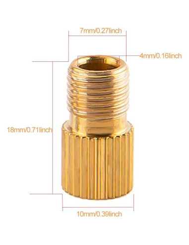 Kit de Adaptadores de Inflado CNHIDEE para Neumáticos y Balones