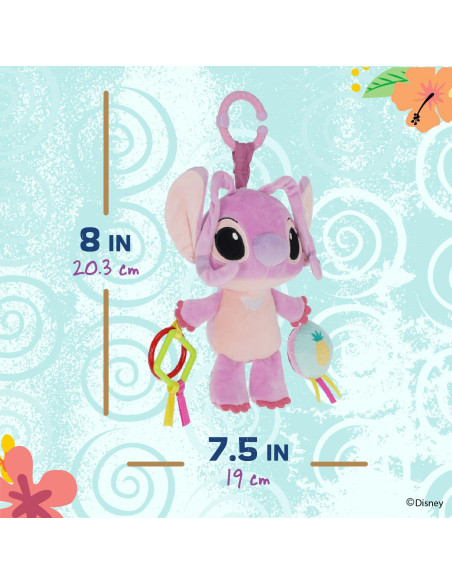 Juguete de Actividad Angel Lilo y Stitch con Textura y Espejo Juguete de Actividad Angel Lilo y Stitch con Textura y Espejo