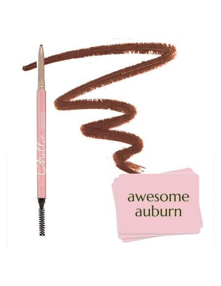 Lápiz de Cejas Chella Auburn - Punta Precisa y Larga Duración