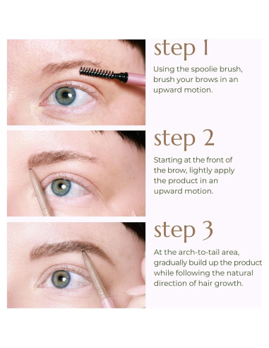 Lápiz de Cejas Chella Auburn - Punta Precisa y Larga Duración