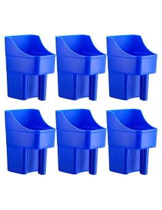 Cucharón de Plástico Baderke 6 Pcs 2L Azul con Medidas