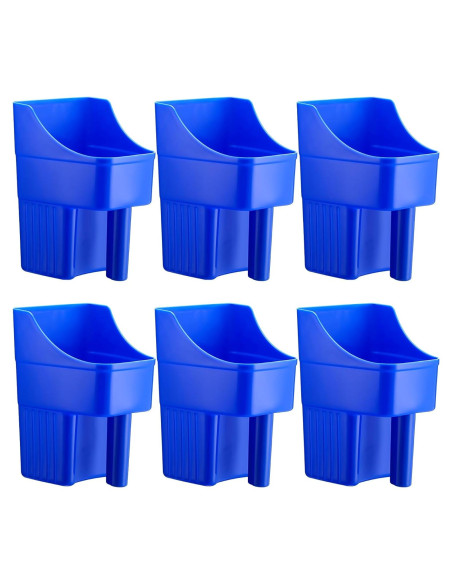 Cucharón de Plástico Baderke 6 Pcs 2L Azul con Medidas