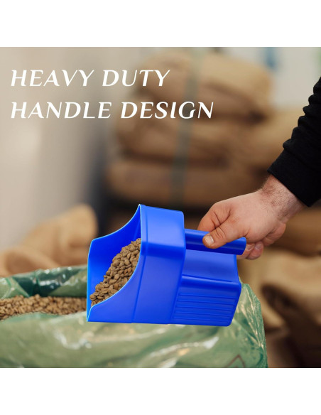 Cucharón de Plástico Baderke 6 Pcs 2L Azul con Medidas