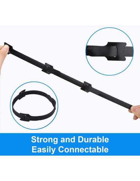 60 Sujetacables Reutilizables California JOS 15.24 cm Coloridos