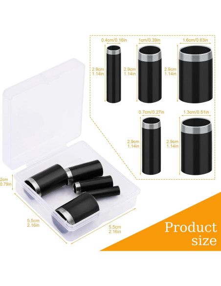 Juego de Perforadoras Redondas Veroave 5 Piezas para DIY