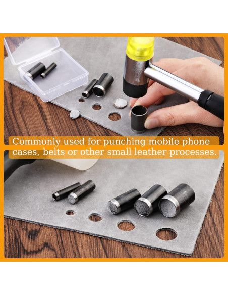 Juego de Perforadoras Redondas Veroave 5 Piezas para DIY