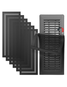 Paquete de 6 Cubiertas de Ventilación Magnéticas 10 x 25 cm Warmfarm