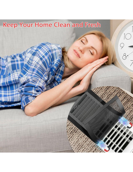 Paquete de 6 Cubiertas de Ventilación Magnéticas 10 x 25 cm Warmfarm