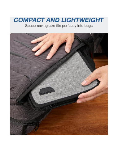 Bolsa Organizadora de Tecnología BAGSMART Gris 30x23x4 cm