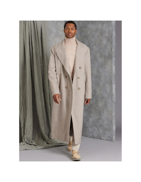 Patrón de Costura Abrigo Forrado Vogue V1976 Tallas 34-42