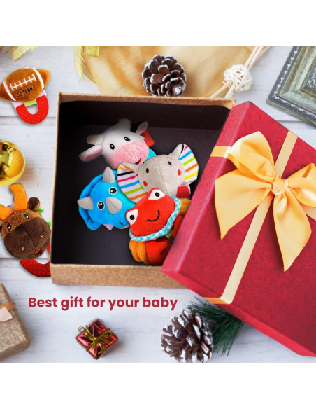 Mordedor de Dentición Pulpo Wristy Buddy - Silicona Suave 0-12 Meses