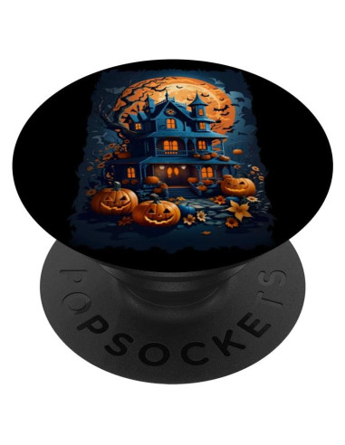 PopSockets Murciélagos y Calabazas Halloween Intercambiable