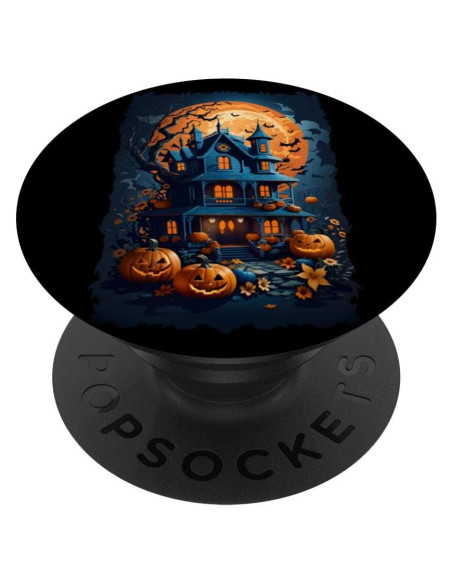 PopSockets Murciélagos y Calabazas Halloween Intercambiable