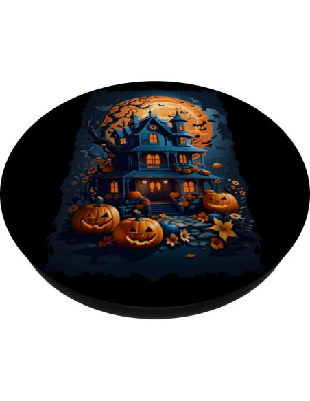 PopSockets Murciélagos y Calabazas Halloween Intercambiable