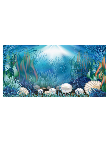 Fondo de Acuario AWERT 60x30 cm Plantas Acuáticas Coral