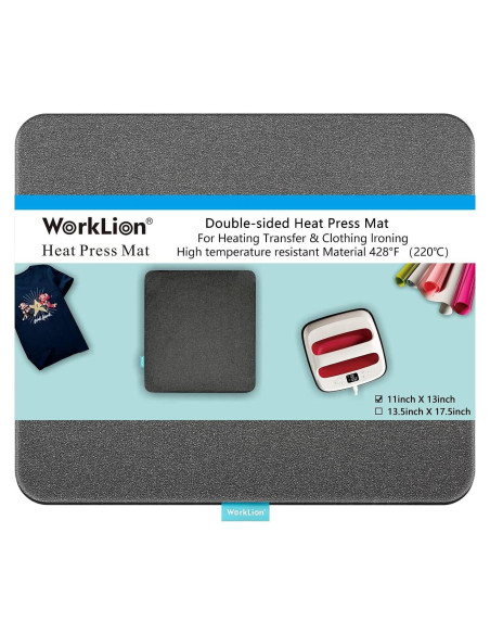 Manta de Prensa Térmica WORKLION 27.94x33.02 cm Doble Cara
