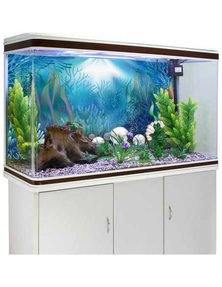 Fondo de Acuario AWERT 60x30 cm Plantas Acuáticas Coral