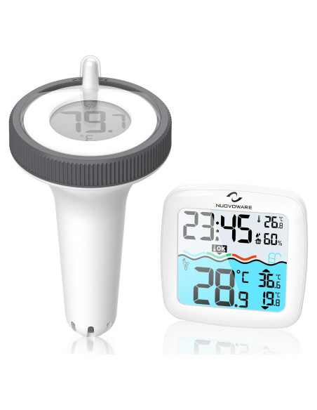 Termómetro Flotante Digital Nuovoware para Piscina IPX8