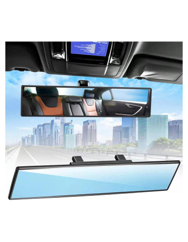Espejo Retrovisor Antideslumbrante NINGFIST 30.48x7.62cm Universal