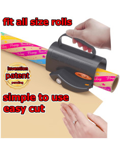 Cortador de Papel de Regalo Perfycut con 3 Cuchillas Reemplazables 2