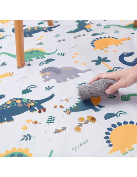 Alfombra Splat Antideslizante CLCROBD 130x130cm Dinosaurio