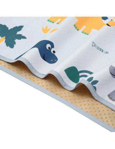 Alfombra Splat Antideslizante CLCROBD 130x130cm Dinosaurio