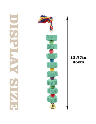 Juguete de Masticar para Aves Oooct - 2 Piezas, Piedra de Calcio