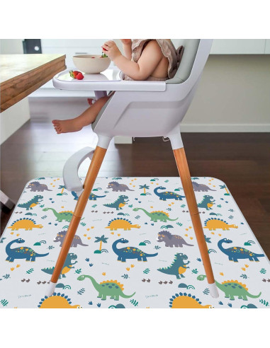 Alfombra Splat Antideslizante CLCROBD 130x130cm Dinosaurio