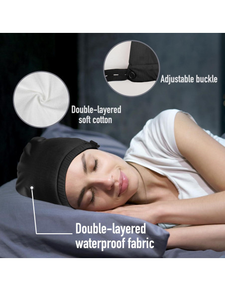 Gorro de Aceite de Ricino ZINGTERRA para Cabello Fino - Negro