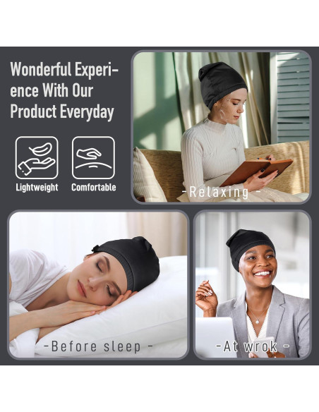 Gorro de Aceite de Ricino ZINGTERRA para Cabello Fino - Negro