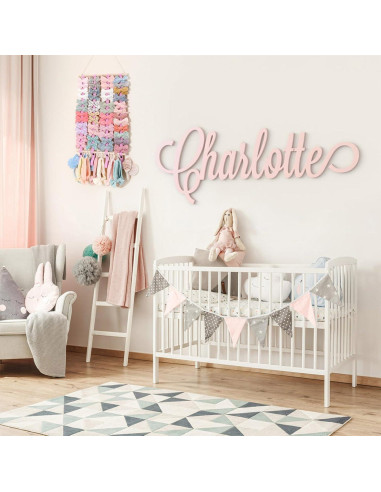 Organizador de Moños OAOLEER Rosa para Niñas con Ganchos