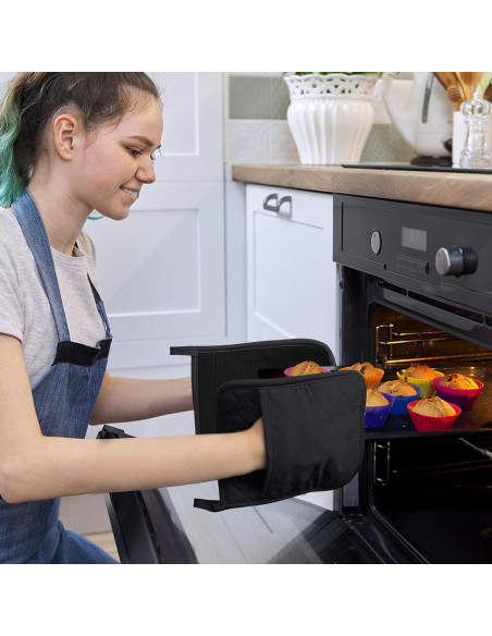 Almohadillas Térmicas YEKOO 20.3x21.6cm Neopreno Algodón Negro