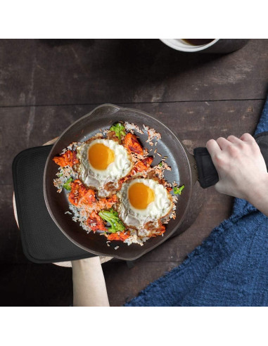 Almohadillas Térmicas YEKOO 20.3x21.6cm Neopreno Algodón Negro