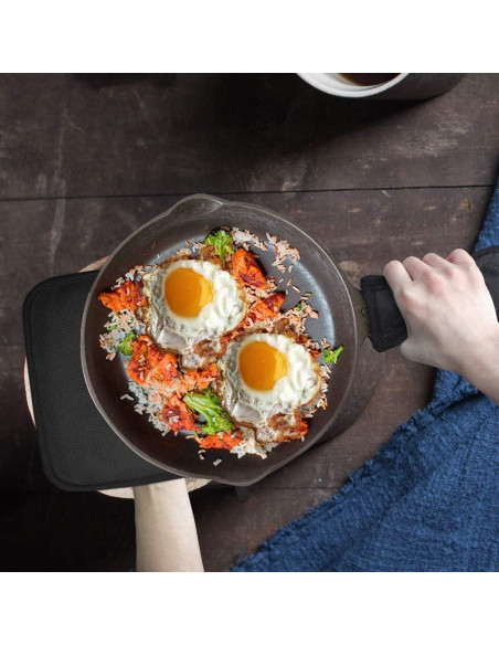 Almohadillas Térmicas YEKOO 20.3x21.6cm Neopreno Algodón Negro