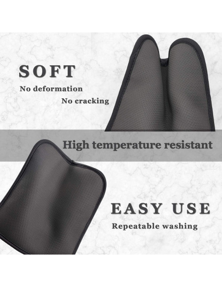 Almohadillas Térmicas YEKOO 20.3x21.6cm Neopreno Algodón Negro