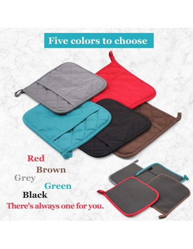 Almohadillas Térmicas YEKOO 20.3x21.6cm Neopreno Algodón Negro