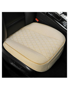 Cubierta de Asiento Delantera West Llama Beige Antideslizante