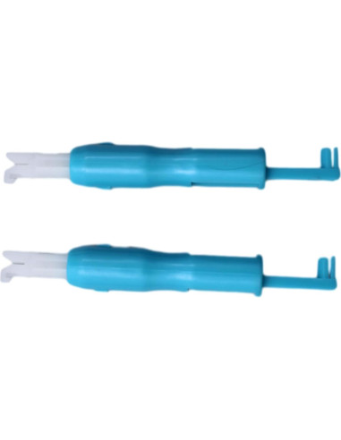 Enhebrador de Aguja Automático OZXNO 71mm Plástico Azul