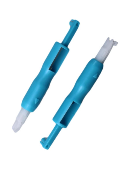 Enhebrador de Aguja Automático OZXNO 71mm Plástico Azul